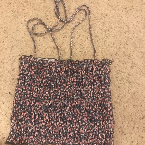 Urban Outfitters Tops - Urban outfitters floral tie top
